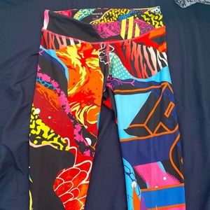 Reebok Midrise Athletic Leggings Size Medium